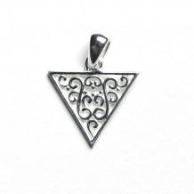 Southern Gates Sterling Silver Triangle Pendant